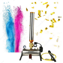 Baby Shower Holi Powder Confetti Streamer Electronic Remote Control Gender Reveal Smoke Party Prop Color Cannon Machine Boy Girl