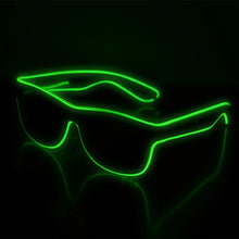 Flashing Glasses EL Wire LED Glasses Glowing Party Supplies Lighting Novelty Gift Bright Light Festival Party Glow Sunglasses