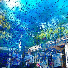 100pcs Party Supplies favors biodegradable paper Baby Shower Decoration gift Kit Boy or Girl Gender Reveal blue tissue confetti cannon