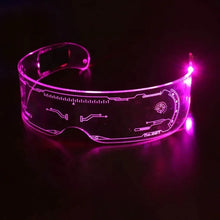 Music Bar Ktv Neon Party Festival Performance Prop Dance Light Up Sunglasses Night Club Colorful Luminous Led Glasses