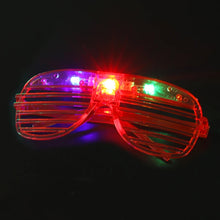 Gafas con luz Led, 5 colores que brillan en la oscuridad, suministros para fiestas, recuerdo de neón, gafas de sol con obturador de Navidad para cumpleaños y adultos para niños