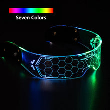 Music Bar Ktv Neon Party Festival Performance Prop Dance Light Up Sunglasses Night Club Colorful Luminous Led Glasses