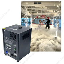 2pc Cold Spark Machine Flycase 600w  Dmx Remote Control Sparking Wedding Flight Case Indoor Fountain Powder 1-5m Jet Dj