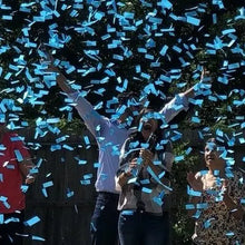 100pcs Party Supplies favors biodegradable paper Baby Shower Decoration gift Kit Boy or Girl Gender Reveal blue tissue confetti cannon