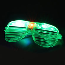 Gafas con luz Led, 5 colores que brillan en la oscuridad, suministros para fiestas, recuerdo de neón, gafas de sol con obturador de Navidad para cumpleaños y adultos para niños