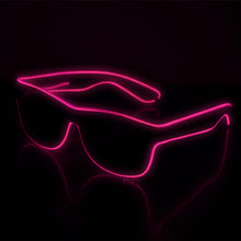 Flashing Glasses EL Wire LED Glasses Glowing Party Supplies Lighting Novelty Gift Bright Light Festival Party Glow Sunglasses