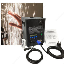 2pc Cold Spark Machine Flycase 600w  Dmx Remote Control Sparking Wedding Flight Case Indoor Fountain Powder 1-5m Jet Dj