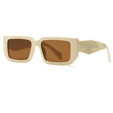 Hot Trendy Wholesale Fashion Logo Square Shades Sunglasses Women 2024 Luxury Brand Name Designer Sun Glasses For Ladies
