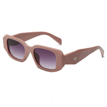 Hot Trendy Wholesale Fashion Logo Square Shades Sunglasses Women 2024 Luxury Brand Name Designer Sun Glasses For Ladies