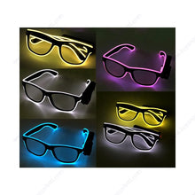 Flashing Glasses EL Wire LED Glasses Glowing Party Supplies Lighting Novelty Gift Bright Light Festival Party Glow Sunglasses