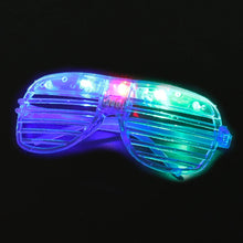 Gafas con luz Led, 5 colores que brillan en la oscuridad, suministros para fiestas, recuerdo de neón, gafas de sol con obturador de Navidad para cumpleaños y adultos para niños