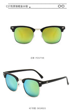 Sunglasses customs Men Design Classic Cheap Sun Glasses Stainless steel Metal Fashion women Men Sunglasses