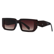 Hot Trendy Wholesale Fashion Logo Square Shades Sunglasses Women 2024 Luxury Brand Name Designer Sun Glasses For Ladies