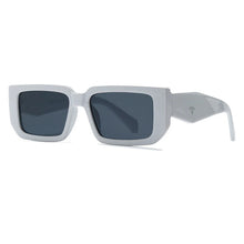 Hot Trendy Wholesale Fashion Logo Square Shades Sunglasses Women 2024 Luxury Brand Name Designer Sun Glasses For Ladies