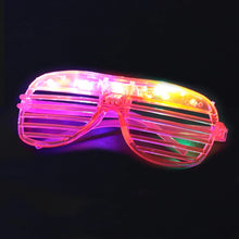Gafas con luz Led, 5 colores que brillan en la oscuridad, suministros para fiestas, recuerdo de neón, gafas de sol con obturador de Navidad para cumpleaños y adultos para niños