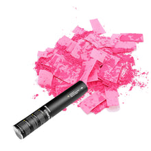 100pc ECO-friendly Gender Reveal Confetti Cannon with Biodegradable Confetti and Powder for Baby Shower Party Supplies