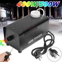 Mini LED RGB Wireless 400W Fog Smoke Mist Machine Stage Effect Disco DJ Party Christmas with Remote Control LED fogger - Kesheng special effect equipment