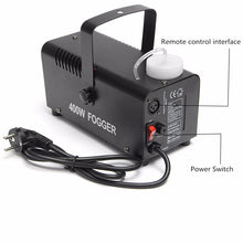 Mini LED RGB Wireless 400W Fog Smoke Mist Machine Stage Effect Disco DJ Party Christmas with Remote Control LED fogger - Kesheng special effect equipment