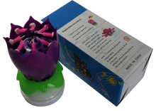 rotating music candle flower candle birthday candle - Kesheng special effect equipment