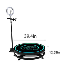 360 Photobooth Machine Automatic Slow Motion Rotating Portable Selfie Platform Spin Degree Photo Booth Stand