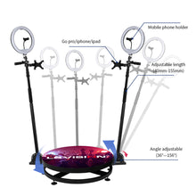 360 Photobooth Machine Automatic Slow Motion Rotating Portable Selfie Platform Spin Degree Photo Booth Stand