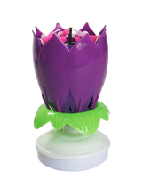 rotating music candle flower candle birthday candle - Kesheng special effect equipment