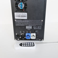 Black Mini Cold Spark Machine Magical Special Effects 650W cold sparkler fountain machine DMX 512 wedding stage machine