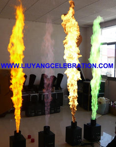 Multicolor Oil Fire Thrower Machine, DMX512 Control, CE Certified, for Celebration, Stage Flame Projector, Event Lighting Equipment, Performance Flame Effect, Party Decoration Product