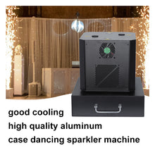 Hochzeit Ehe Paar Eintrag Dual Kopf Rotation Feuerwerk Kalte Flamme Sparkuler Spin Maschine Tanzen Funken Maschine