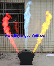 47M. DMX control 3 heads fan shape flame projectors - Kesheng special effect equipment
