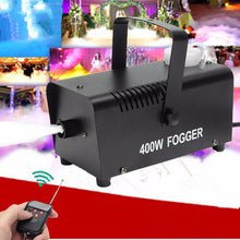 Mini LED RGB Wireless 400W Fog Smoke Mist Machine Stage Effect Disco DJ Party Christmas with Remote Control LED fogger - Kesheng special effect equipment