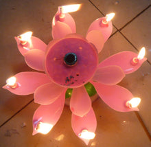 rotating music candle flower candle birthday candle - Kesheng special effect equipment