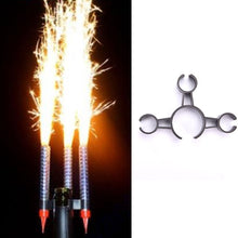 Single Champagne Bottle Birthday Candle Sparkler Safety Ice Fountain Plastic Clip Holder Night Club Cake Party Wedding