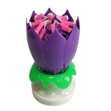 200pcs Music Birthday Cake Candles Fashion Lotus Flower Festival Decorative Candle Lights  Party DIY Cake Decoration Kids Candles