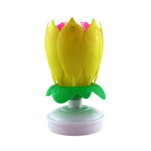 200pcs Music Birthday Cake Candles Fashion Lotus Flower Festival Decorative Candle Lights  Party DIY Cake Decoration Kids Candles