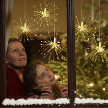 Festival Hanging Starburst String Lights 100-200 Leds DIY  Copper Fairy Garland christmas lights outdoor Twinkle Light