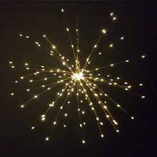 Festival Hanging Starburst String Lights 100-200 Leds DIY  Copper Fairy Garland christmas lights outdoor Twinkle Light