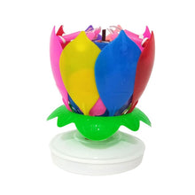 200pcs Music Birthday Cake Candles Fashion Lotus Flower Festival Decorative Candle Lights  Party DIY Cake Decoration Kids Candles