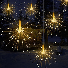 Festival Hanging Starburst String Lights 100-200 Leds DIY  Copper Fairy Garland christmas lights outdoor Twinkle Light