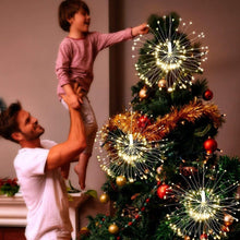 Festival Hanging Starburst String Lights 100-200 Leds DIY  Copper Fairy Garland christmas lights outdoor Twinkle Light