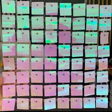 Iridescent Glitter Shimmer Sequin Panel Wall Wedding Holiday Celebrate Decoration Backdrop Adverting Sign Shop Background Glam