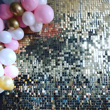 Iridescent Glitter Shimmer Sequin Panel Wall Wedding Holiday Celebrate Decoration Backdrop Adverting Sign Shop Background Glam