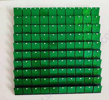 Iridescent Blue Shimmer Sequin Wall Decorative Panel Square Wind Activate Sparkle Wedding Event Festival Backdrop Decoration Bar