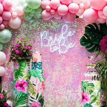 Iridescent Rainbow Shimmer Sequin Wall Panel Wedding Backdrop Party Background Photo Booth Glam Birthday Supplier Clear Grid SFX