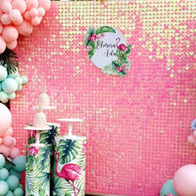 Iridescent Rainbow Shimmer Sequin Wall Panel Wedding Backdrop Party Background Photo Booth Glam Birthday Supplier Clear Grid SFX