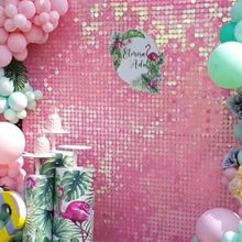 Iridescent Rainbow Shimmer Sequin Wall Panel Wedding Backdrop Party Background Photo Booth Glam Birthday Supplier Clear Grid SFX