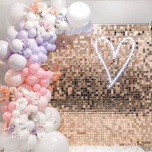 Iridescent Rainbow Shimmer Sequin Wall Panel Wedding Backdrop Party Background Photo Booth Glam Birthday Supplier Clear Grid SFX
