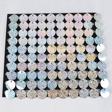 Iridescent Rainbow Shimmer Sequin Wall Panel Wedding Backdrop Party Background Photo Booth Glam Birthday Supplier Clear Grid SFX