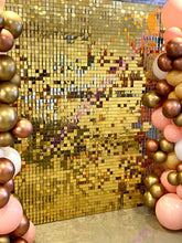 Iridescent Rainbow Shimmer Sequin Wall Panel Wedding Backdrop Party Background Photo Booth Glam Birthday Supplier Clear Grid SFX