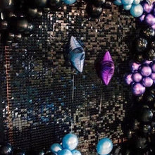 5000pc Shimmer Sequin For Air Activated Panel Wedding Backdrop Background Live Decoration Shimmering Turquoise Mirror Party Wall